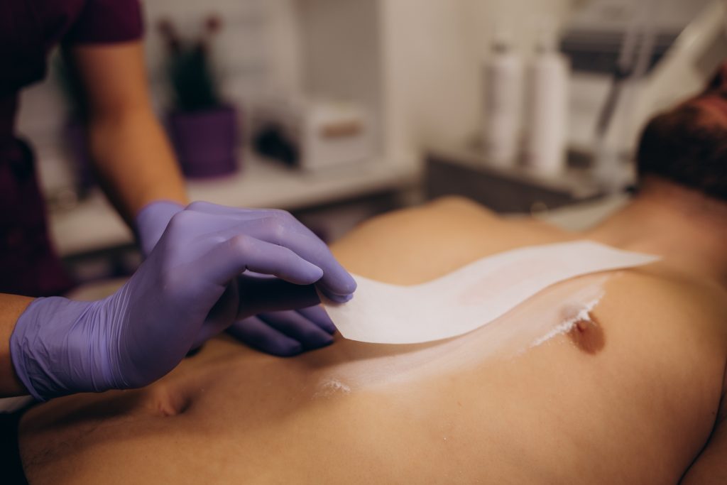 Man Chest waxing